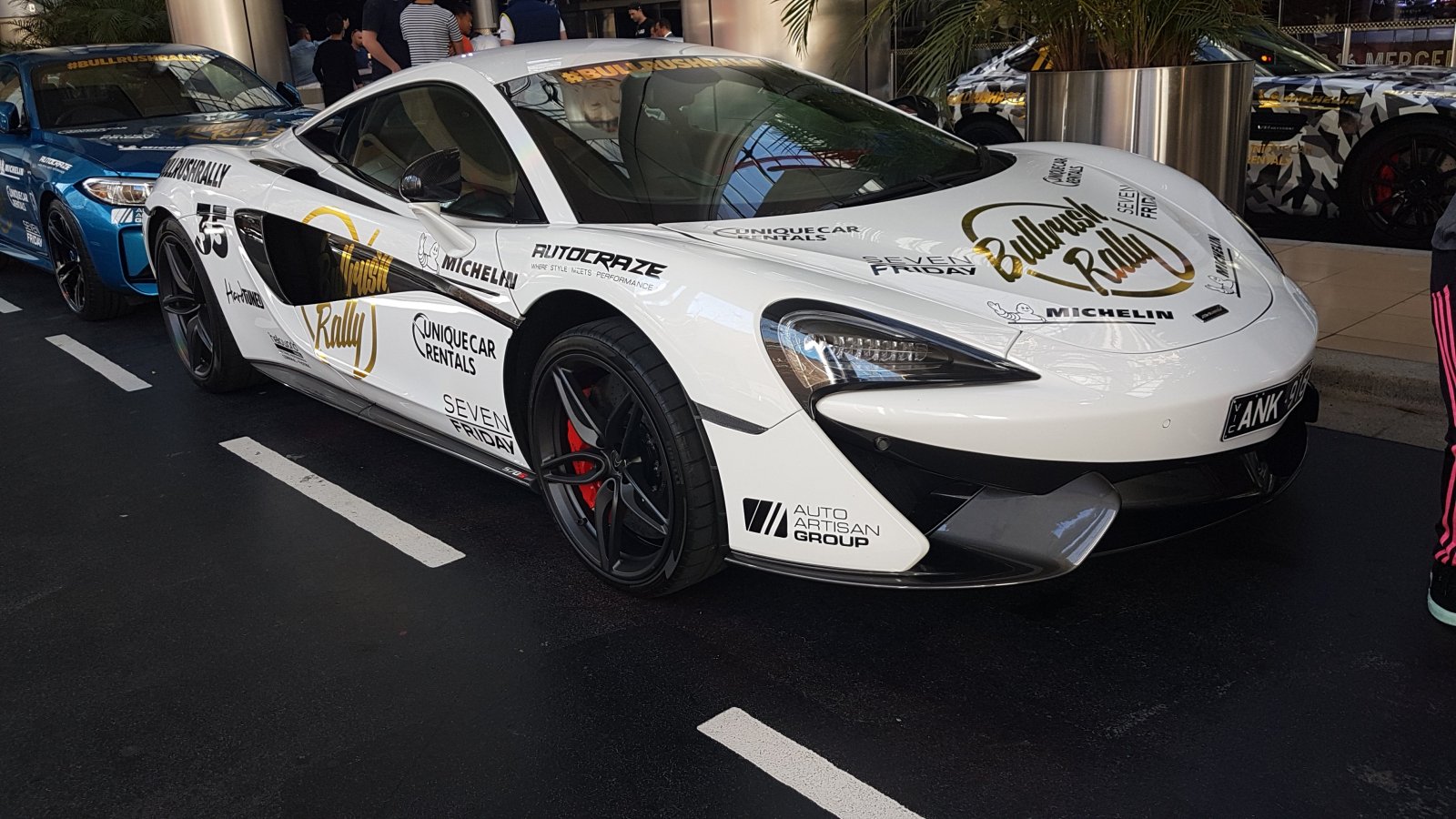 Cars from the Bullrush rally 2017