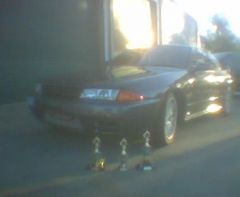 pic of my car w/trophies