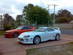 My Supra and housemates R33 GTS-T