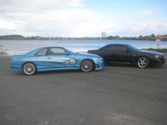 My cars Game (blue) and pray4me ( black) R33 & R34