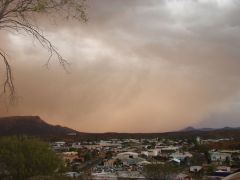 Dust Storm over Alice