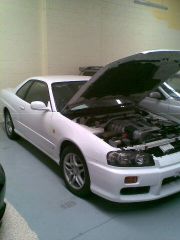 R34 Front (Before i installed rear wing)