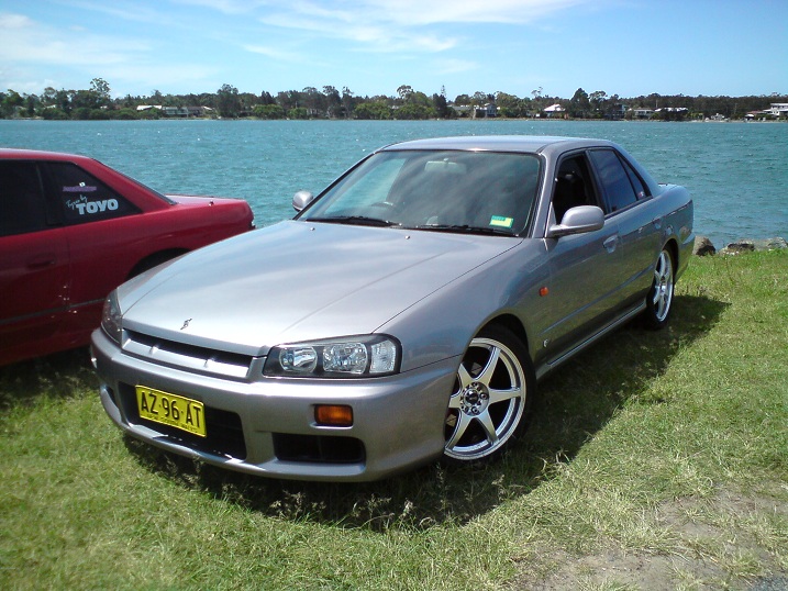 My R34 and Glenn's (brother) S13