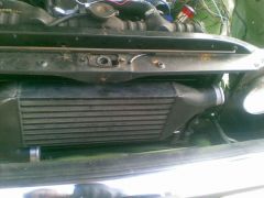 test fitting a XR6 turbo intercooler (more pics later)