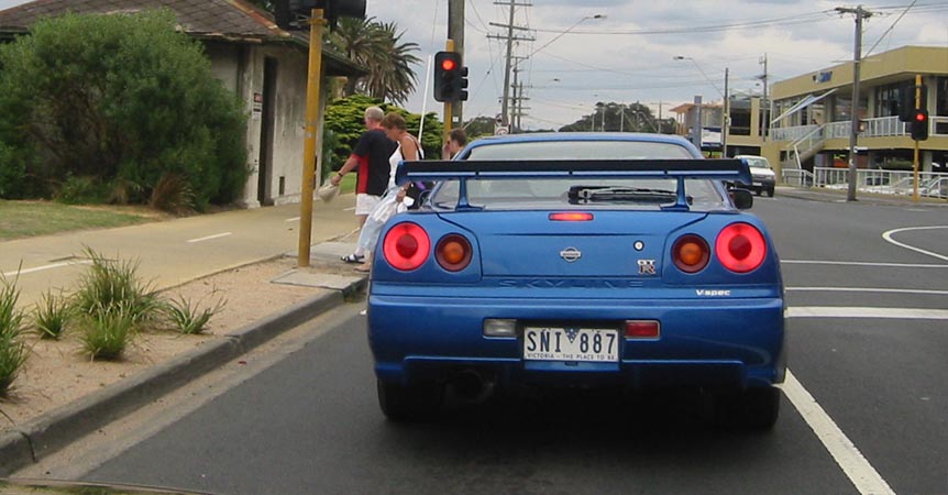 Tailgating the R34