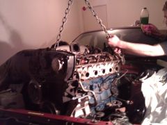 Old motor coming out