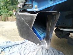 Nismo Oil Cooler Ducting and Greddy Oil Cooler