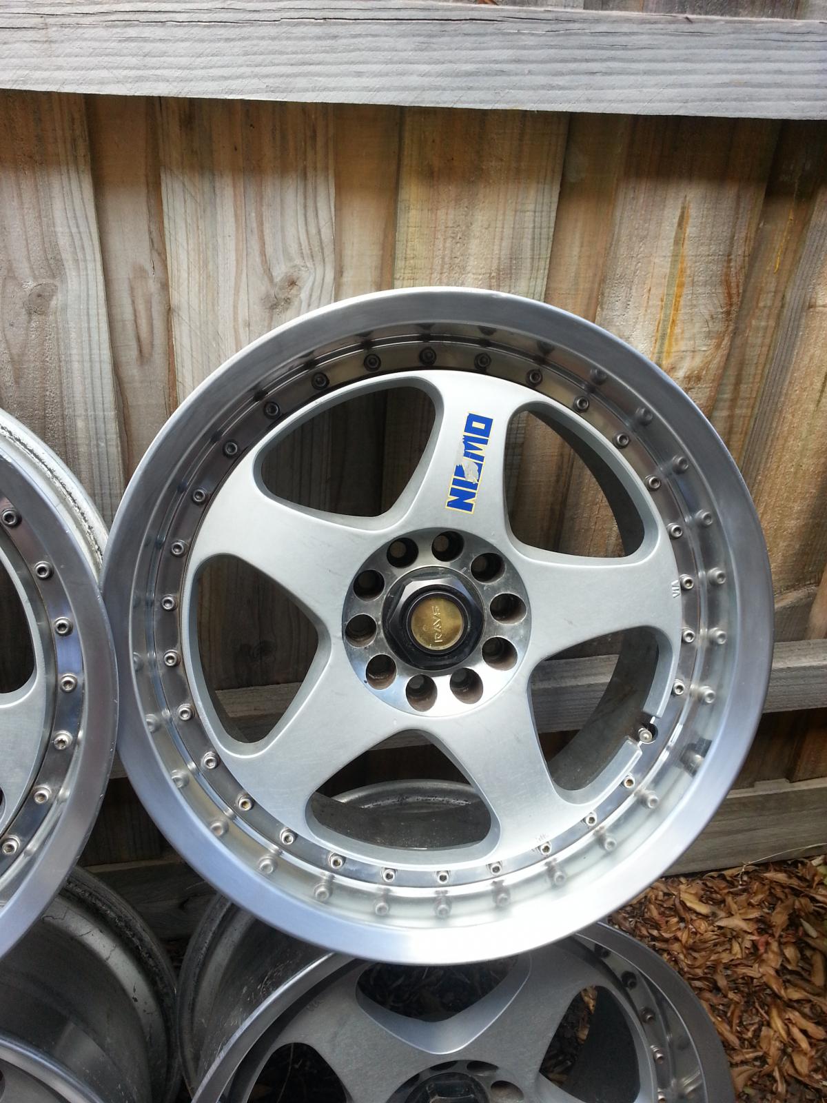 Brand: NISMO Model:LMGT2 Tyres: x2 if you want them, BCT S800 235/45/17 (no...
