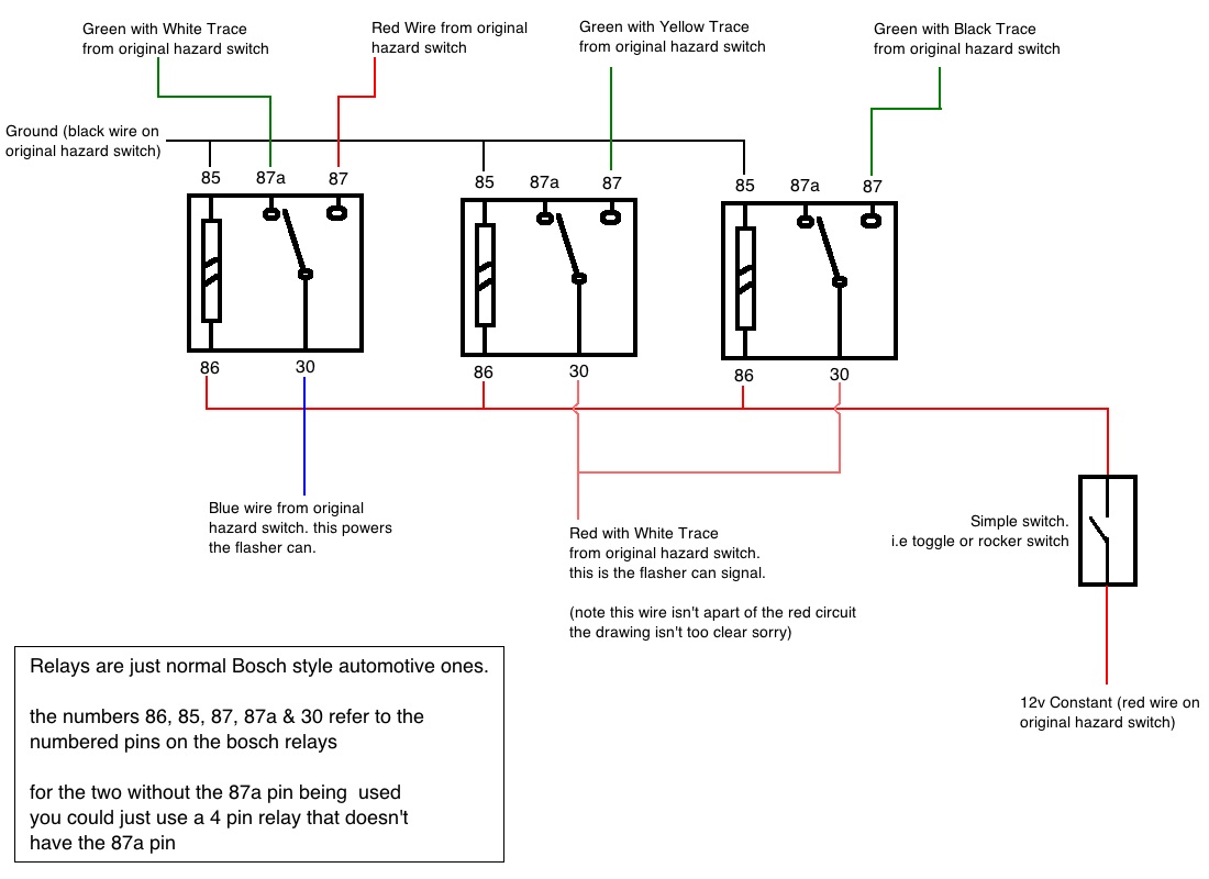 Hazard Lights Switch - Rewire - Four Door Family & Wagoneers - SAU ...