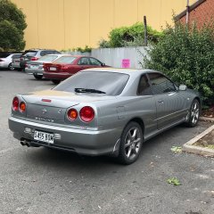 Completely stock 2001 sires 2 R34 25GT-t Automatic