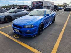 Blue R34 GTR