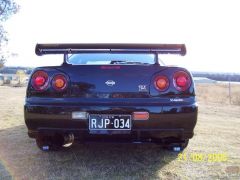 What most motorists see when looking at a GTR.Backside of ou