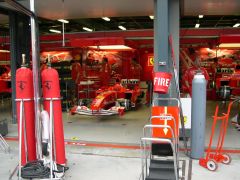Ferrari pit