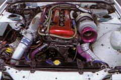 650PS SR20DET Engine Bay