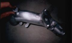 Polishing intake pipe