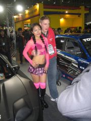 me and some promo girl