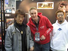 "Smokey" Nagat, me and one of Top Secrets D1 Drivers