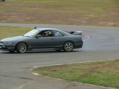Having a swing at the drift day!