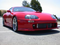 Red TRD Supra