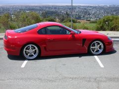 Red TRD Supra