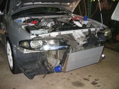 fitting intercooler at home