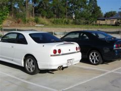 Mine and Brittos' Cars